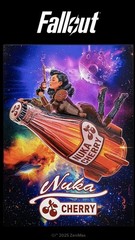 Displate Fallout–Nuka Cherry Girl–Limited Edition – x/1000 Fast & Safe Shipping