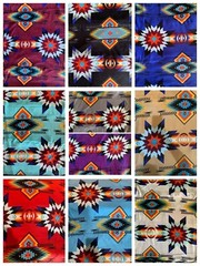 wholesale western fleece blanket native design