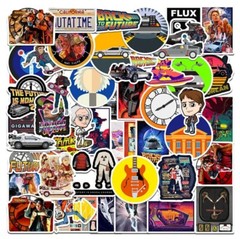 10 PCS Back To The Future Movie Stickers BRAND NEW