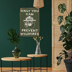 Vintage Forest Camping Metal Tin Sign 8×12 Rustic Cabin Home Wall Decor Plaque