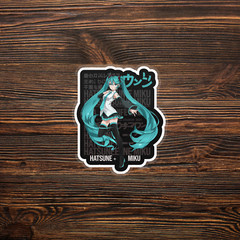 Hatsune Miku Anime Sticker – Vocaloid Japanese Manga Character Decal #2354