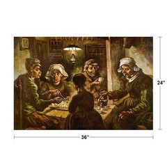 Vincent van Gogh The Potato Eaters Cool Wall Decor Art Print Poster 36×24