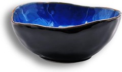 Ceramic Decorative Bowl, Blue Pottery Key Bowl, Porcelain Versatile Decor,