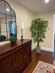 6Ft Faux Ficus Tree for Home Decor, Indoor/Outdoor Silk Plant