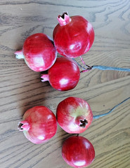 Vintage LOT 14 Fruit Picks Apples Pears Grapes Plums Pomegranate Cherries