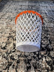 Spalding Wastepaper Basketball Association Hoop Net Basket Garbage Trash Can EUC