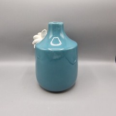 Target Threshold Dark Teal Ceramic Flower Arrangement Home Decoration Vase 9″