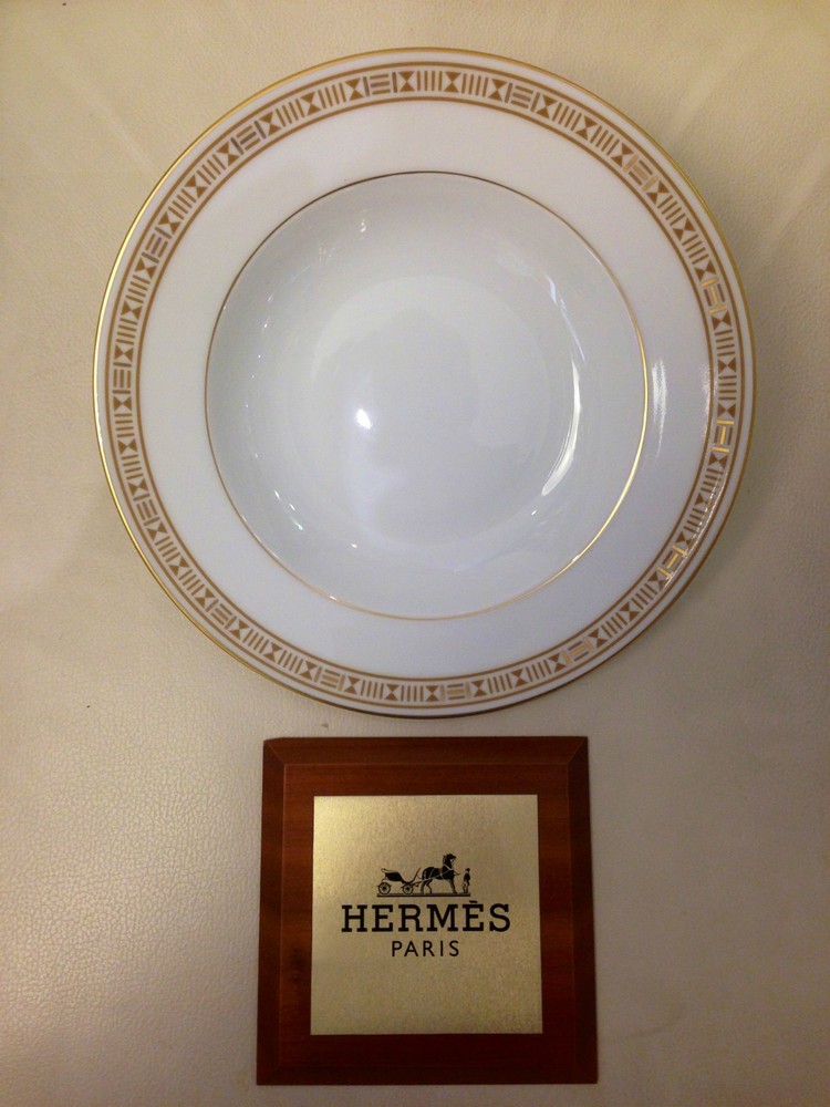 Hermès Egée Soleil – Hermès Aegée Soleil Bottom Plate – Hermes Porcelain Plate