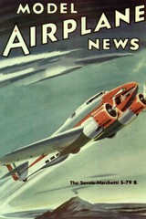 Model Airplane News Vintage Magazine Cover Art Wall Room Poster – POSTER 20×30