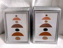 5×7 Picture Frames Set Silver 12 Pack Modern Contemporary Photo Display Tabletop