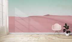 Sand Dunes in Southern California Landscape Wall Mural. Peel and Stick Wallpaper