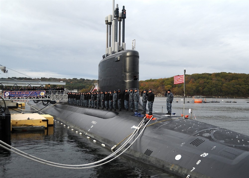 USS ILLINOIS SSN-786 SUBMARINE GLOSSY POSTER PICTURE PHOTO PRINT BANNER 10414