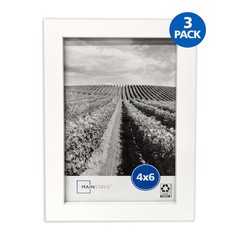4×6 Picture Frame – White Tabletop & Wall Photo Frame