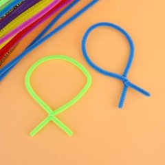 200Pcs Assorted Color Foldable Stick Toy Reusable for Kids DIY Crafts