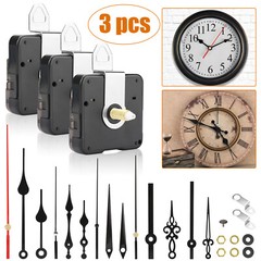 3 Set Wall Clock Quartz Movement Mechanism Hands Repair DIY Replacement Tool Kit