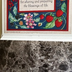 Vintage Hallmark Kitchen Blessing Wall Plaque 1981 5×7 Cottagecore Decor
