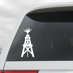 OIL RIG STICKER OIL INDUSTRY VINYL DECAL ROUGHNECK TEXAS LOUISIANA AUTO
