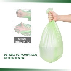 Small Trash Bags, Biodegradable 2.6 Gallon Extra Thick Garbage Bags, Recyclin…