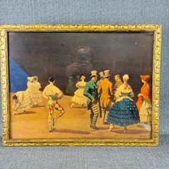 Laura Knight Vintage Framed Print, Circus Dancers, Ballet 26″x20″ framed