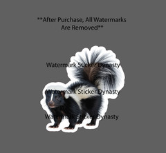 Skunk Sticker Waterproof Decal Animal Outdoor Nature Wildlife Gift NEW
