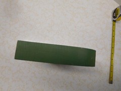 BIG B Large 8-1/2″ Wood Painted Green Letter B