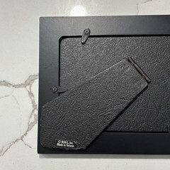 Picture Frame Black for Tabletop 3.5 x 5 inch Vertical or Horizontal Leaf Accent