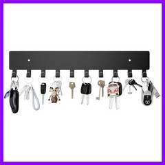 Key Holder for Wall, Key Hooks with 10 Hooks Wall Mounted Key Holder for Hallway