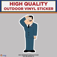 Stan from American Dad, High Quality Vinyl Stickers