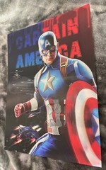 Marvel, Captain America Poster 3D Effect, 2 images in one, water resistant