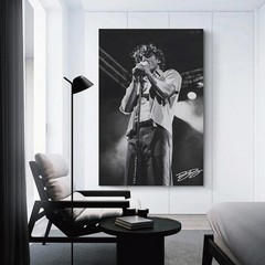 Benson Boone Poster Vintage Music Singer wall art, Black and White Poster