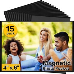 4×6 Inch Magnetic Picture Frame for Refrigerator Fridge Pictures Frame