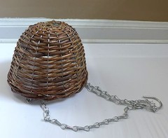 Willow Hanging Hooks Basket For Artificial or Fresh Flowers Vase