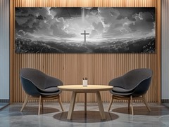 Bible Canvas Wall art The Power Of The Cross Christian Home Wall decor