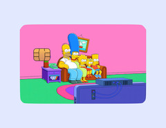The Simpsons Themed Credit Card Skins (2 Pack) – Cartoon-Inspired Debit/Credit