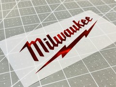 TWO Milwaukee Vinyl Decals/Stickers Many Sizes/Colors Free Ship