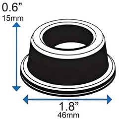 Door Stopper Wall Protector 4 Pack Clear Self Adhesive Rubber Door Bumpers. Pr