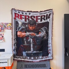 Anime Berserk Gess Femto Tapestry Blanket Cotton Poster Wall Tapestry Decoration