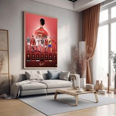 Superstar And Cristiano Ronaldo Signed Poster For Kids Fans Room Bedroom Wall De