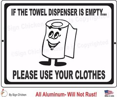 Funny Bathroom Sign, home decor, shop sign, office sign, restaurant signage,