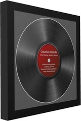 Creative Picture Frames- LP Vinyl Record Album Frame Display with LP Mat