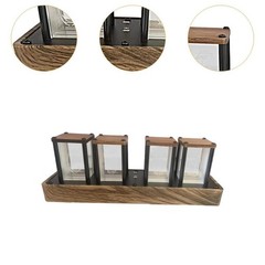 Colorful Nixie Tube Clock LED Desk Clock Retro Gift USB Powered Glow Tube Color