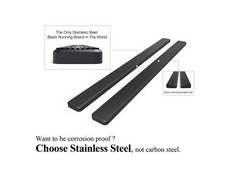 APS Running Boards 6 inches Matte Black Compatible with Toyota Tacoma 2005-20…