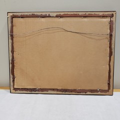Wood Picture Frame 12×16 Traditional Beaded Liner Blue Mat Gallery Wall Decor