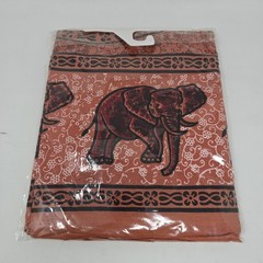 Cotton Tapestry African Elephant Brown 55″x 85″ Single Wall Decor Hanging
