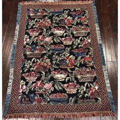 Old Salem Tapestry Throw Blanket Bob Timberlake Apple Orchard 67 X 48 Cotton