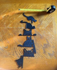 Cat Door Frame Topper Decorations – 5 PIECES