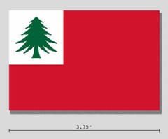 Republic of New England Independence Flag 3.75″ Vinyl Sticker