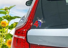 47 King Crown Decal Sticker Printed Die Cut USA Maga Trump Anti Pro Political