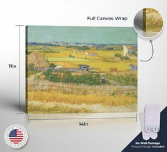Harvest by Van Gogh, Vincent Van Gogh Wall Decor, Van Gogh Canvas Wall Art