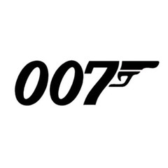 007 compatible Jame Bond Sticker Vinyl Decal Gun Wall Car Window Bumper x6
